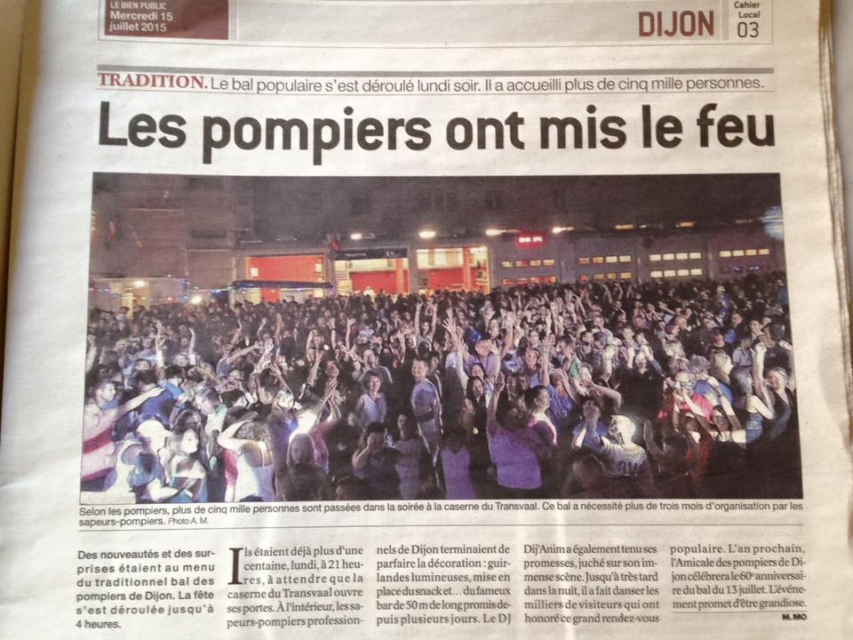 Article papier du Bien Public