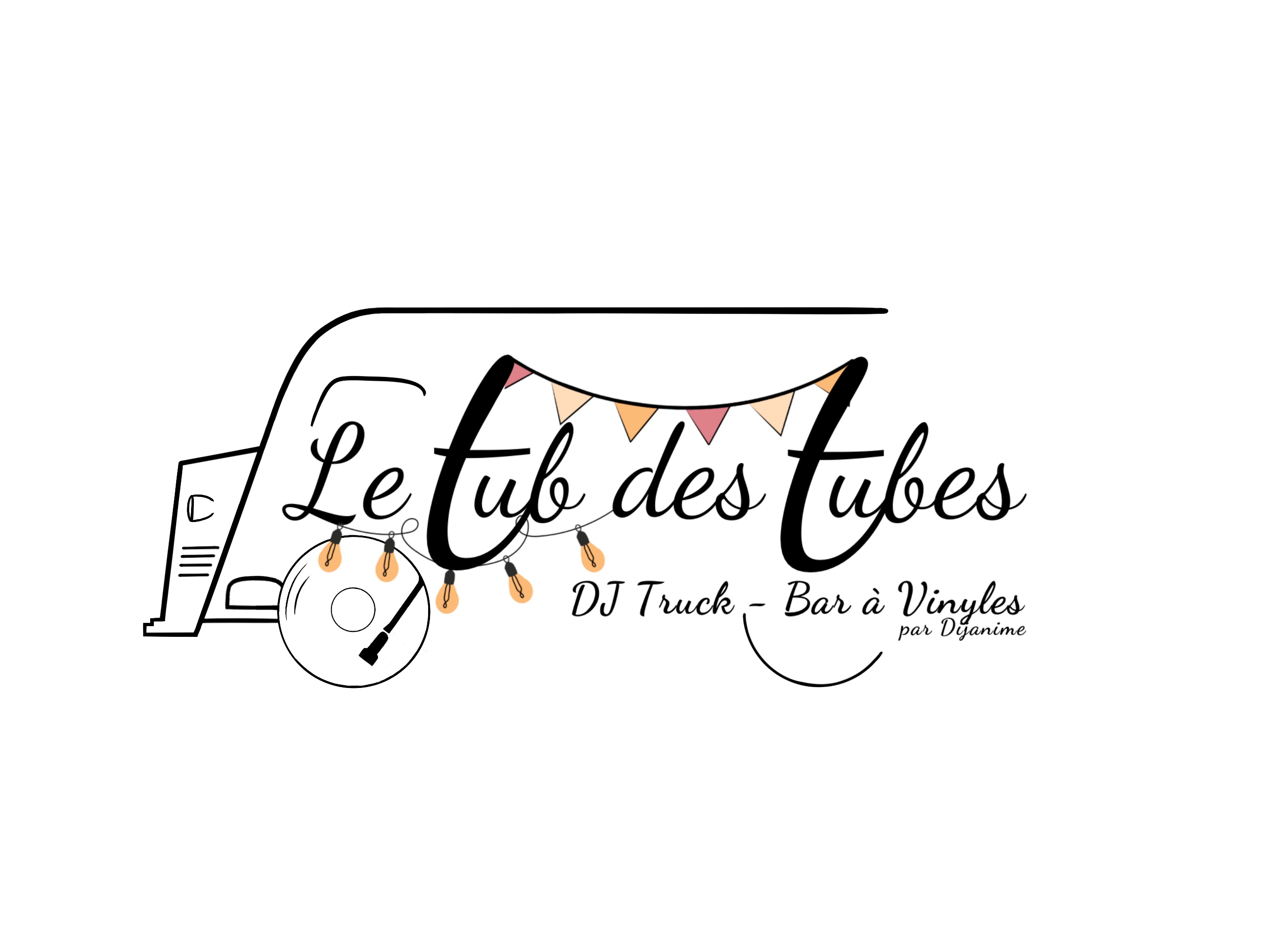 Logo Bar à vinyles & Dj truck le Tub des Tubes